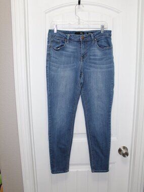 1822 Denim Adrianna Women's size 10 MediumBlue Skinny Stretch Denim Jeans (24-4)